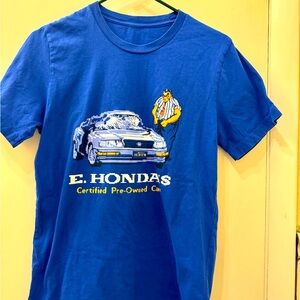 E. Honda’s Certified Pre-owned cars shirt